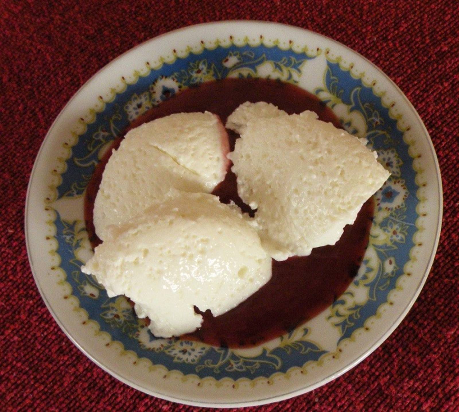 Topfennockerl in Beerensauce light Rezept - ichkoche.ch