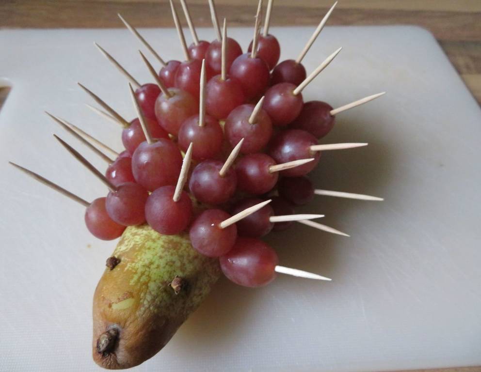 Trauben-Birnen-Igel Trauben-Birnen-Igel