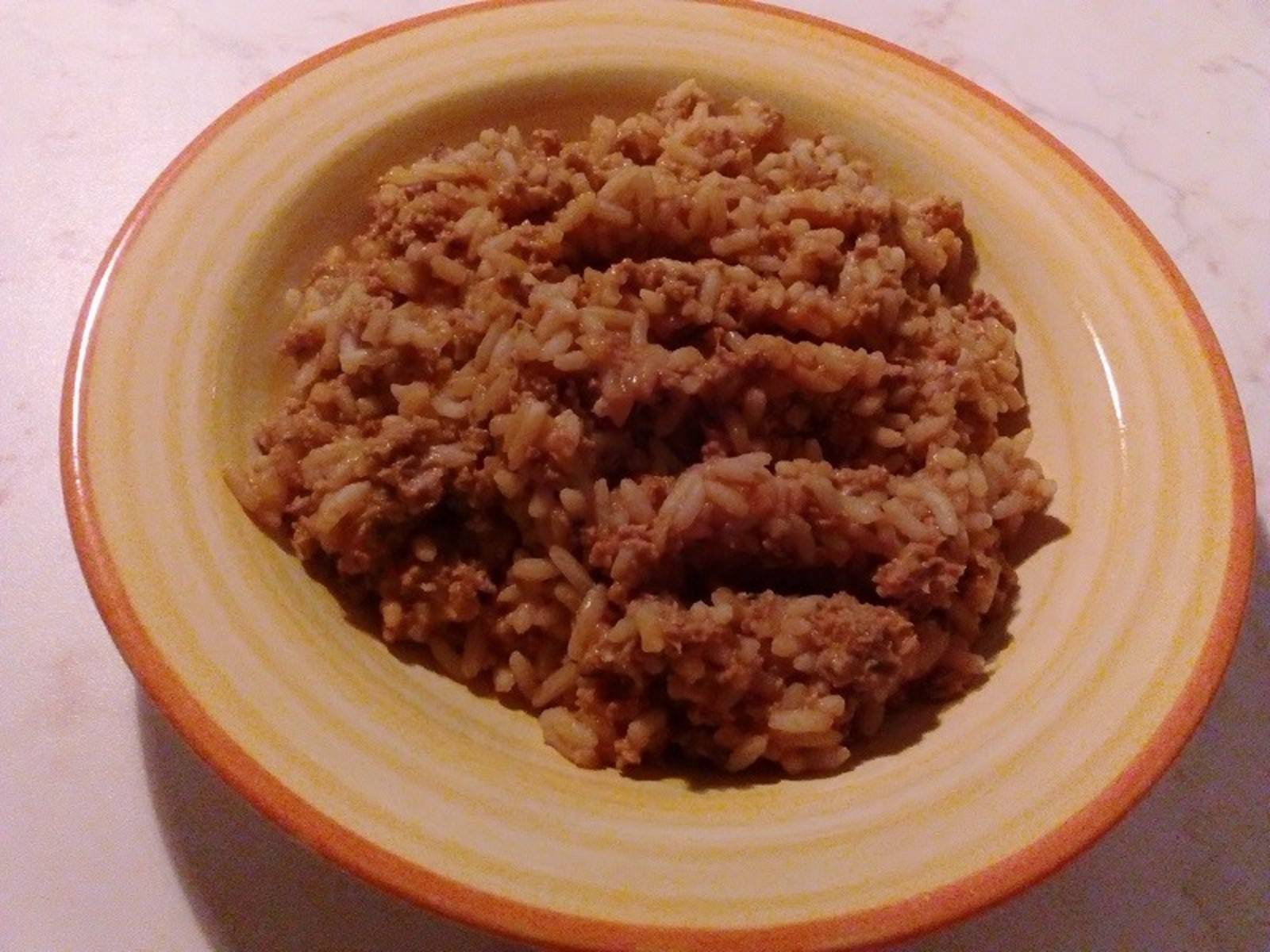 Reisfleisch mit Faschiertem