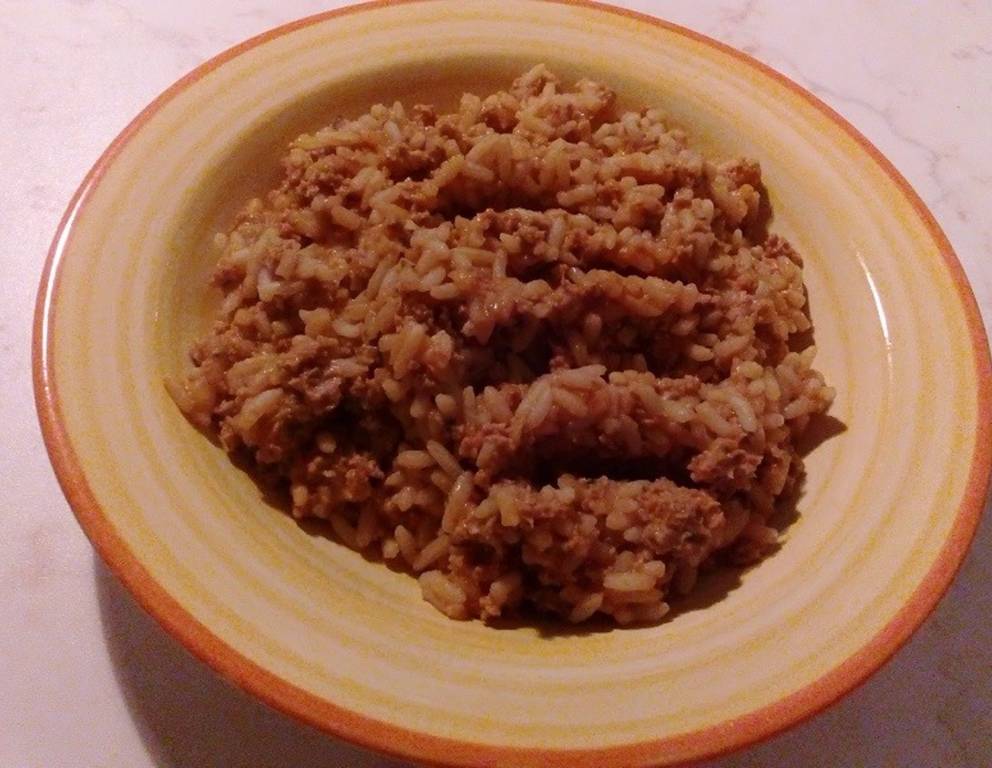 Reisfleisch mit Faschiertem Reisfleisch mit Faschiertem