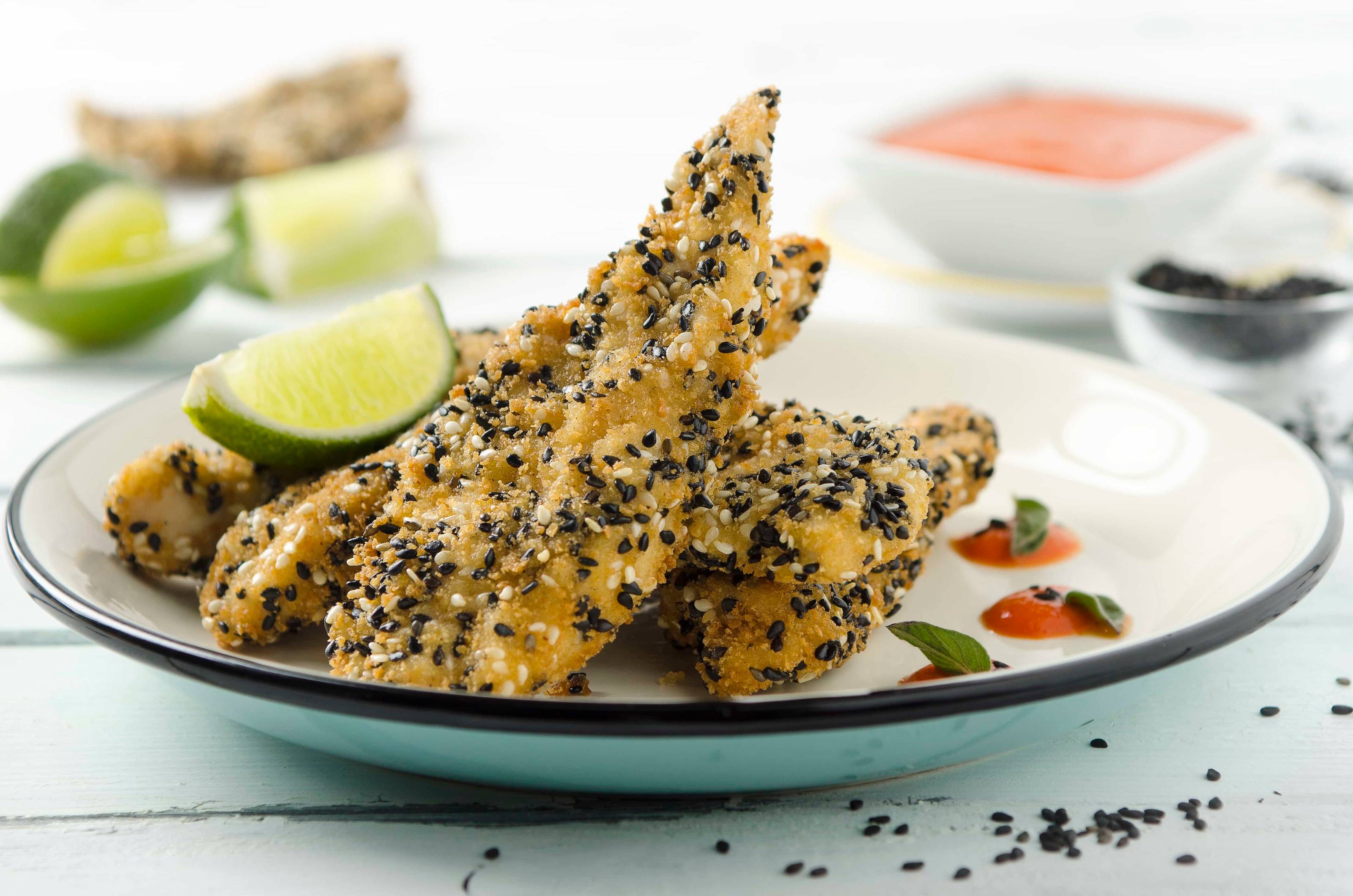 Chili-Honig-Huhn in der Sesamkruste Rezept - ichkoche.at Chili-Honig-Huhn in der Sesamkruste Rezept - ichkoche.at