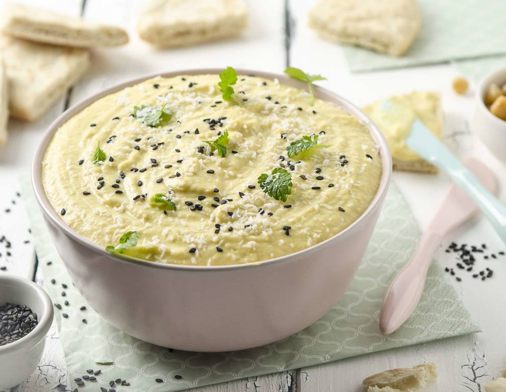 Mango-Kokos-Hummus Mango-Kokos-Hummus