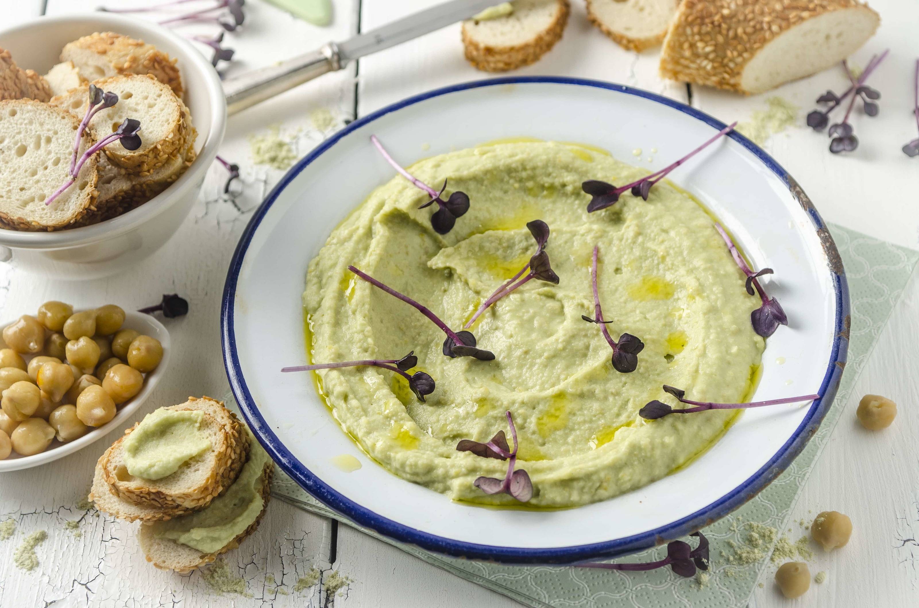 Wasabi-Ingwer-Hummus Rezept