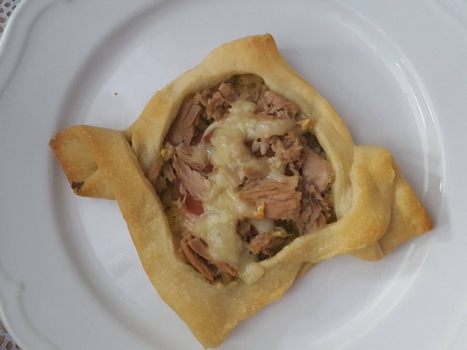 Thunfischpizzataschen