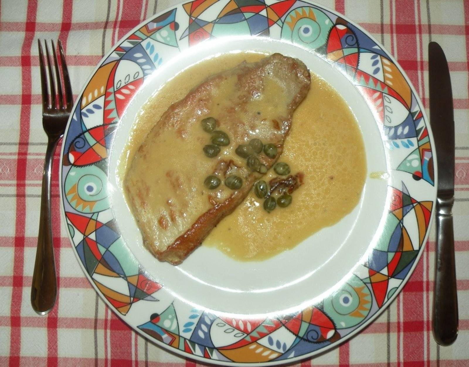 Kapernschnitzel