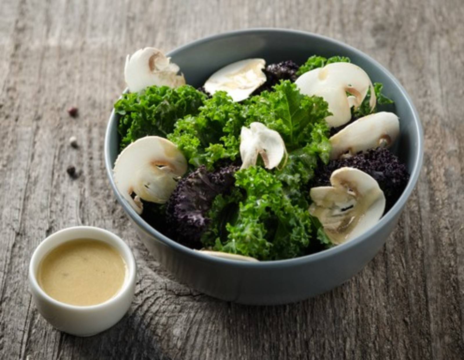 Grünkohl-Champignon-Salat Rezept