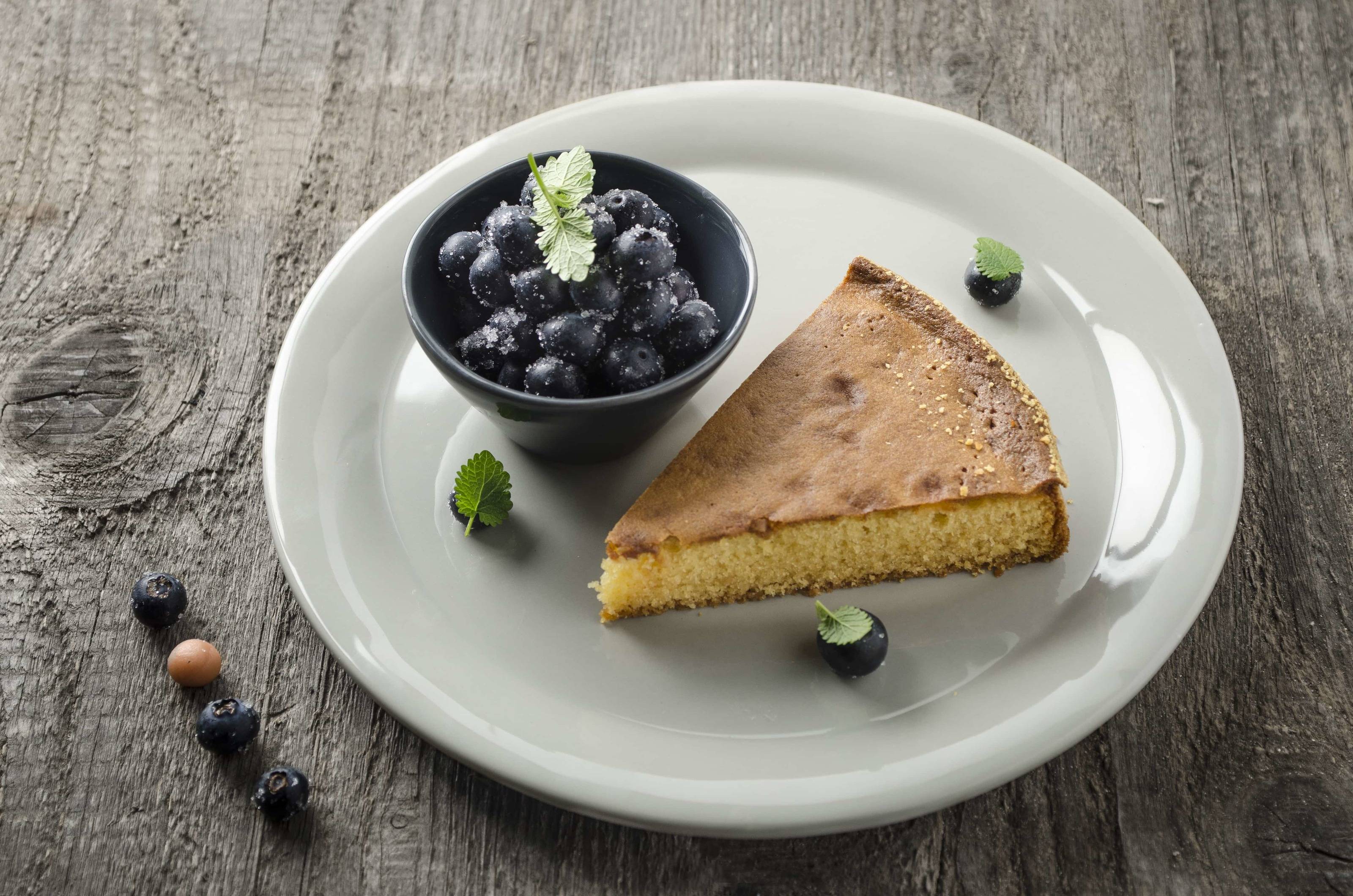 Mandelkuchen mit Heidelbeeren Rezept