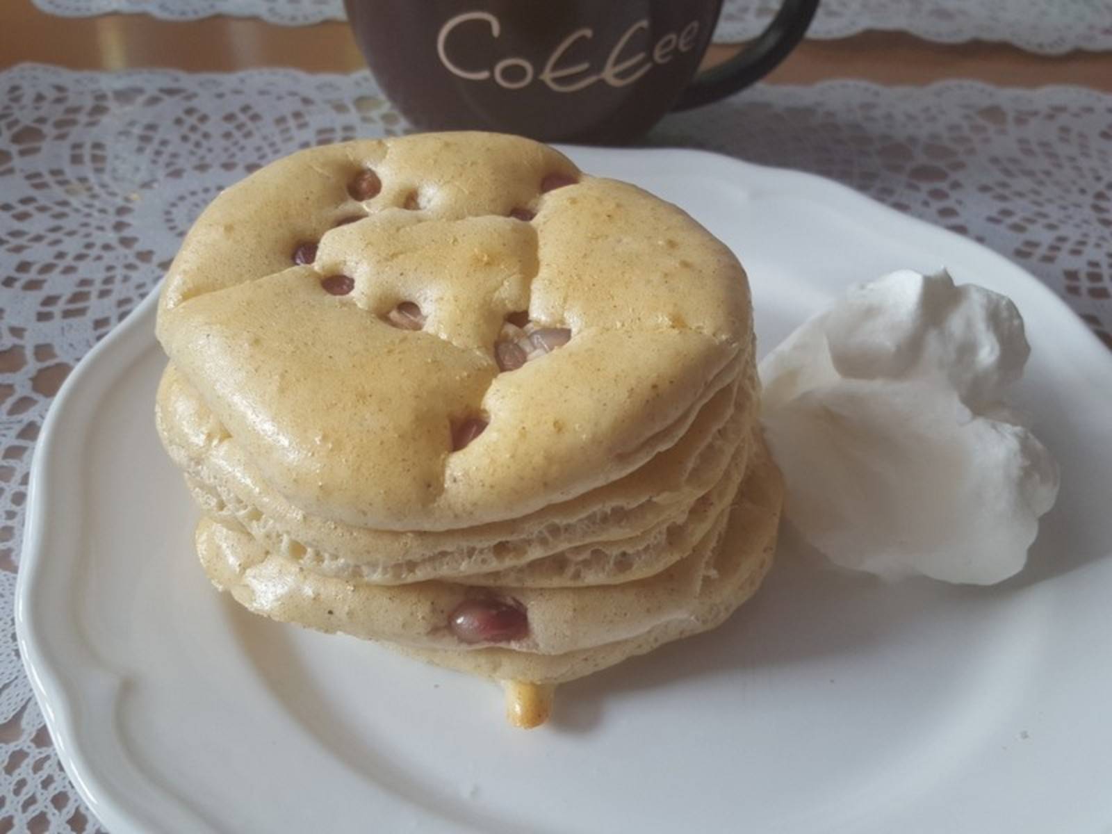 Leichte Granatapfelpancakes
