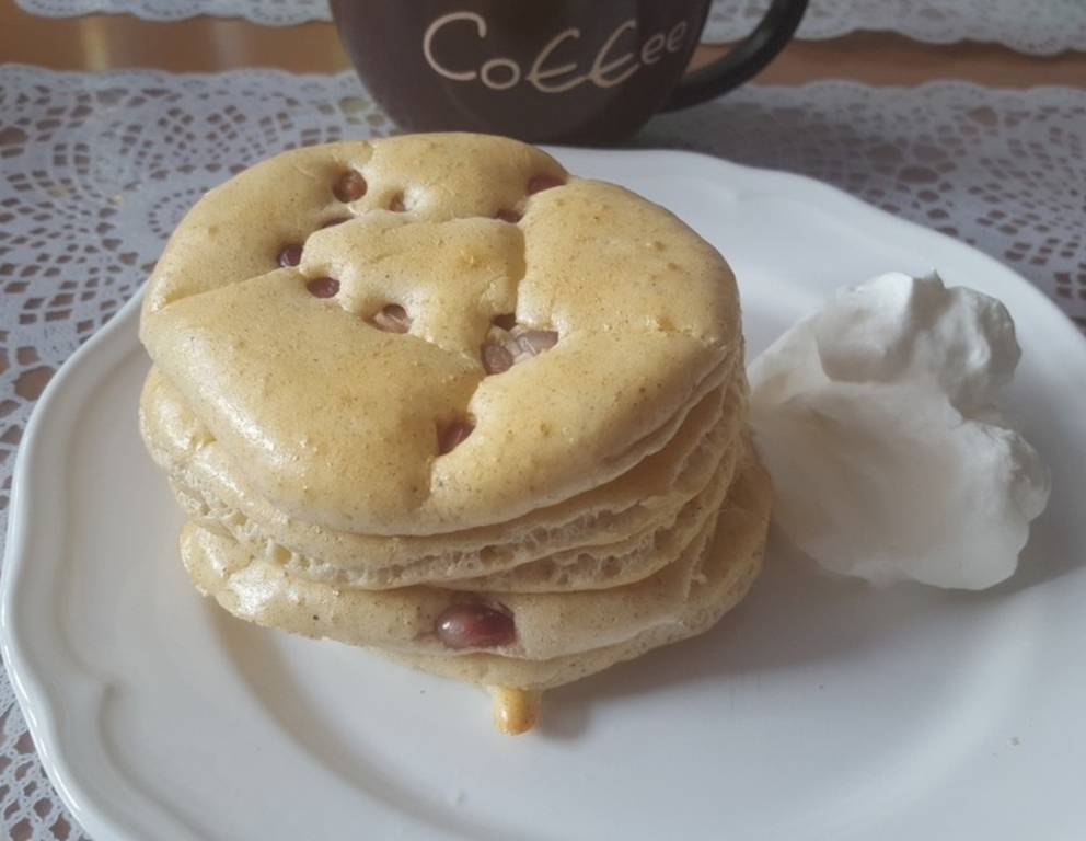 Leichte Granatapfelpancakes Leichte Granatapfelpancakes