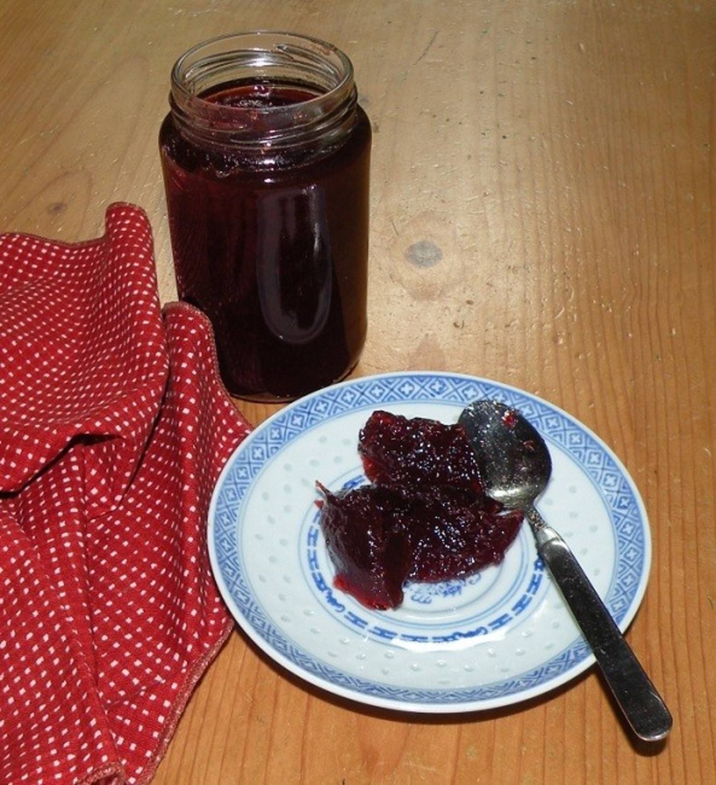 Brombeermarmelade mit Portwein