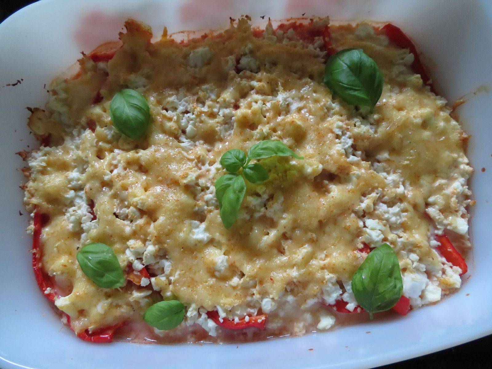 Gefüllte Spitzpaprika mit Karfiol und Schafskäse Rezept - ichkoche.de Gefüllte Spitzpaprika mit Karfiol und Schafskäse Rezept - ichkoche.de