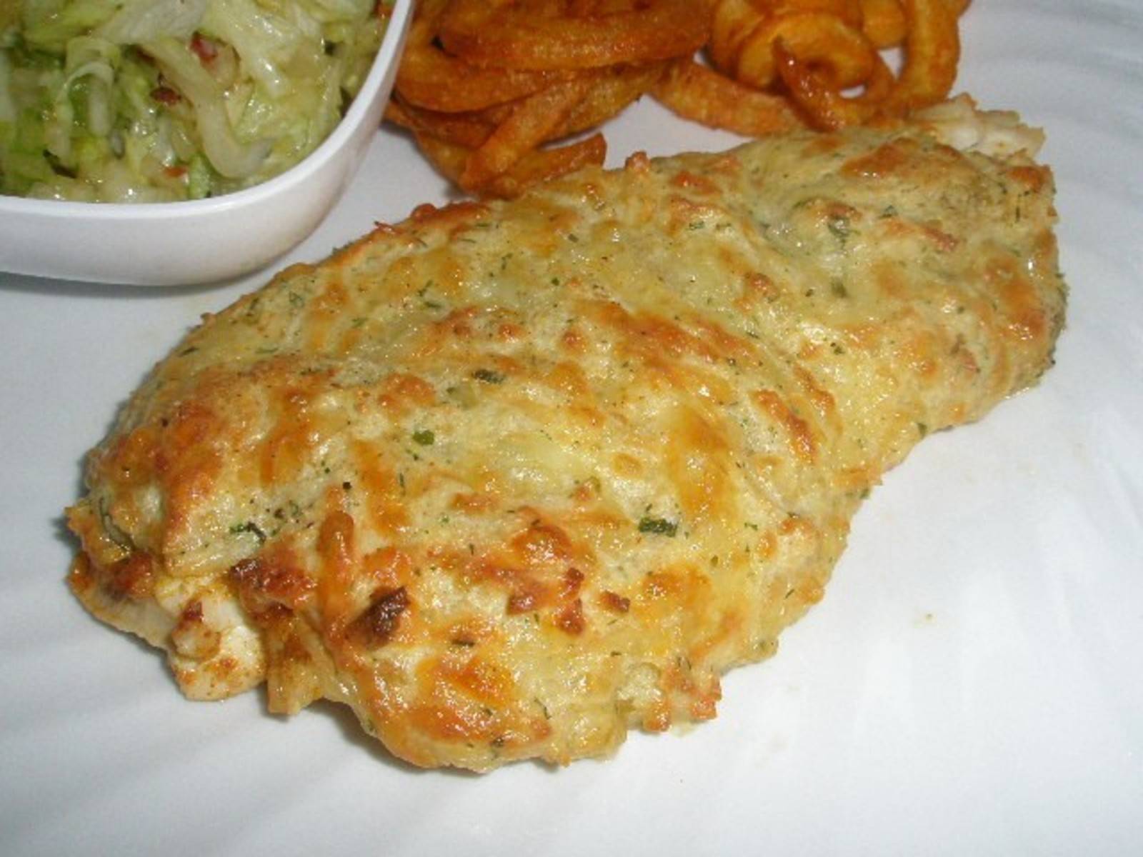 Putenschnitzel mit Kräuterkruste