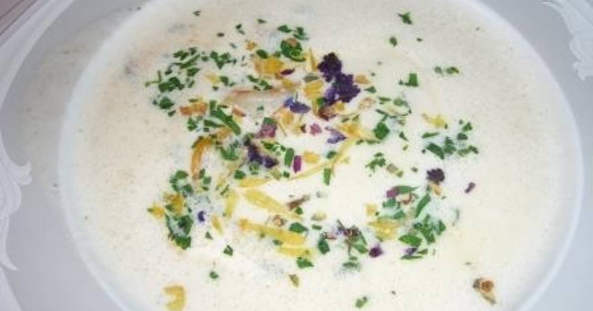 Mostschaumsuppe Mit Essbaren Bl ten Rezept Ichkoche de mostschaumsuppe-mit-essbaren-bl-ten-rezept-ichkoche-de