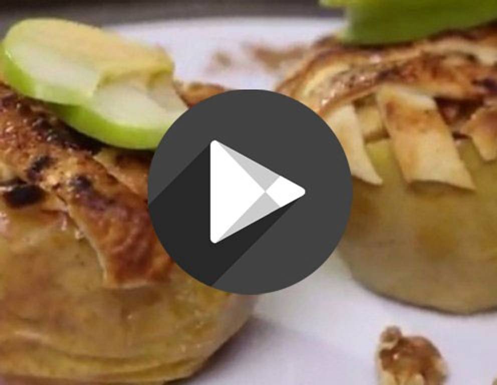 Apfelküchlein im Apfel Apfelküchlein im Apfel