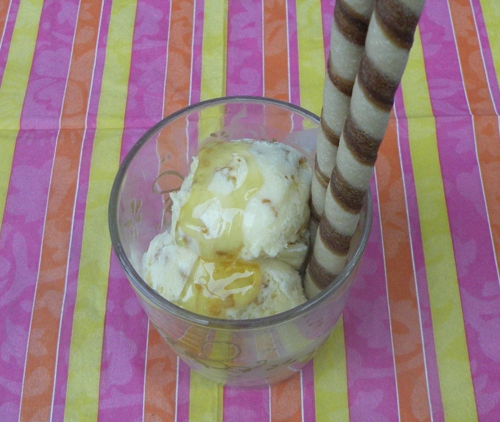 Walnusseis mit Zitronenhonig Rezept - ichkoche.de