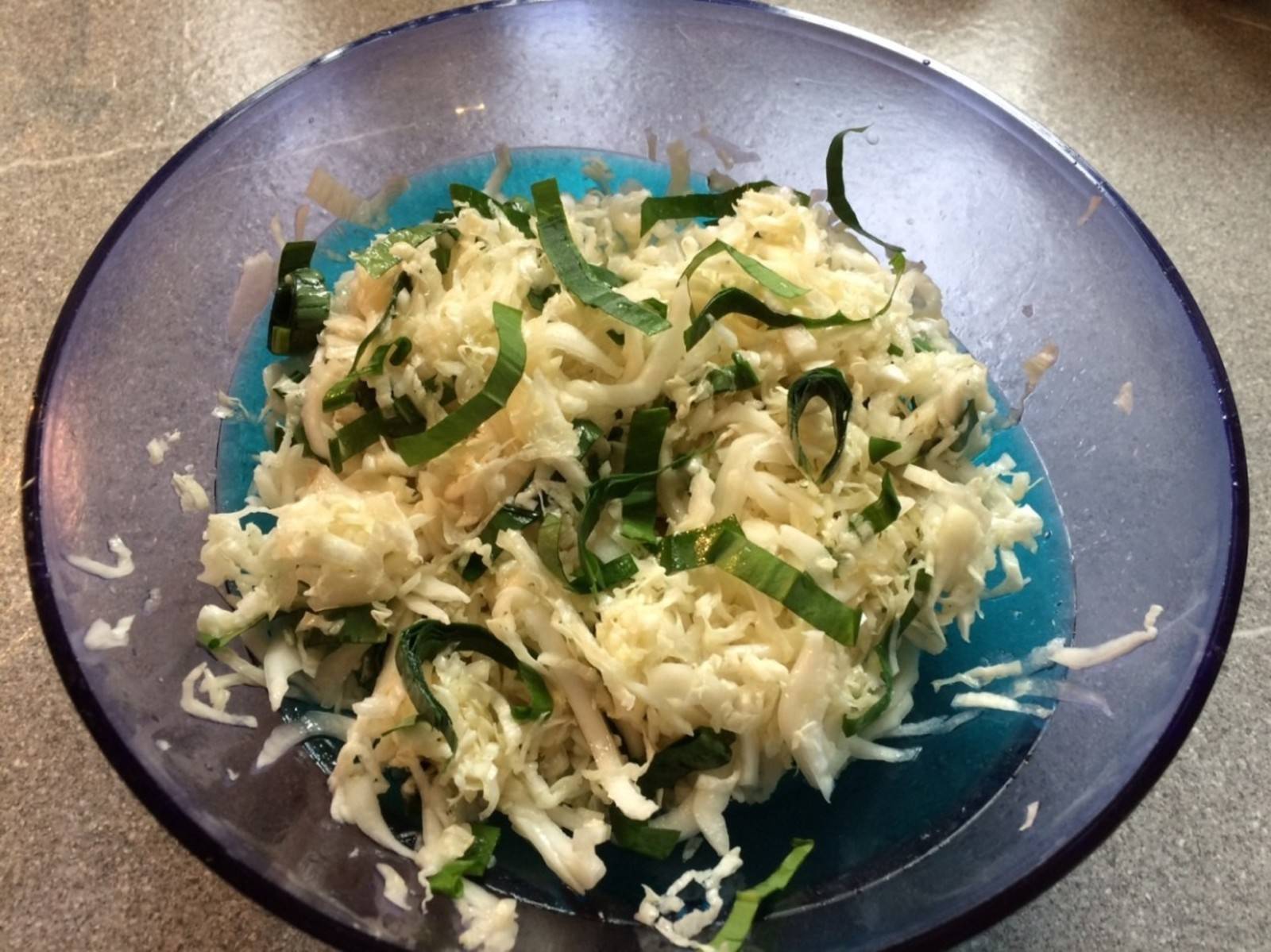 Chinakohlsalat mit Bärlauch Rezept - ichkoche.de