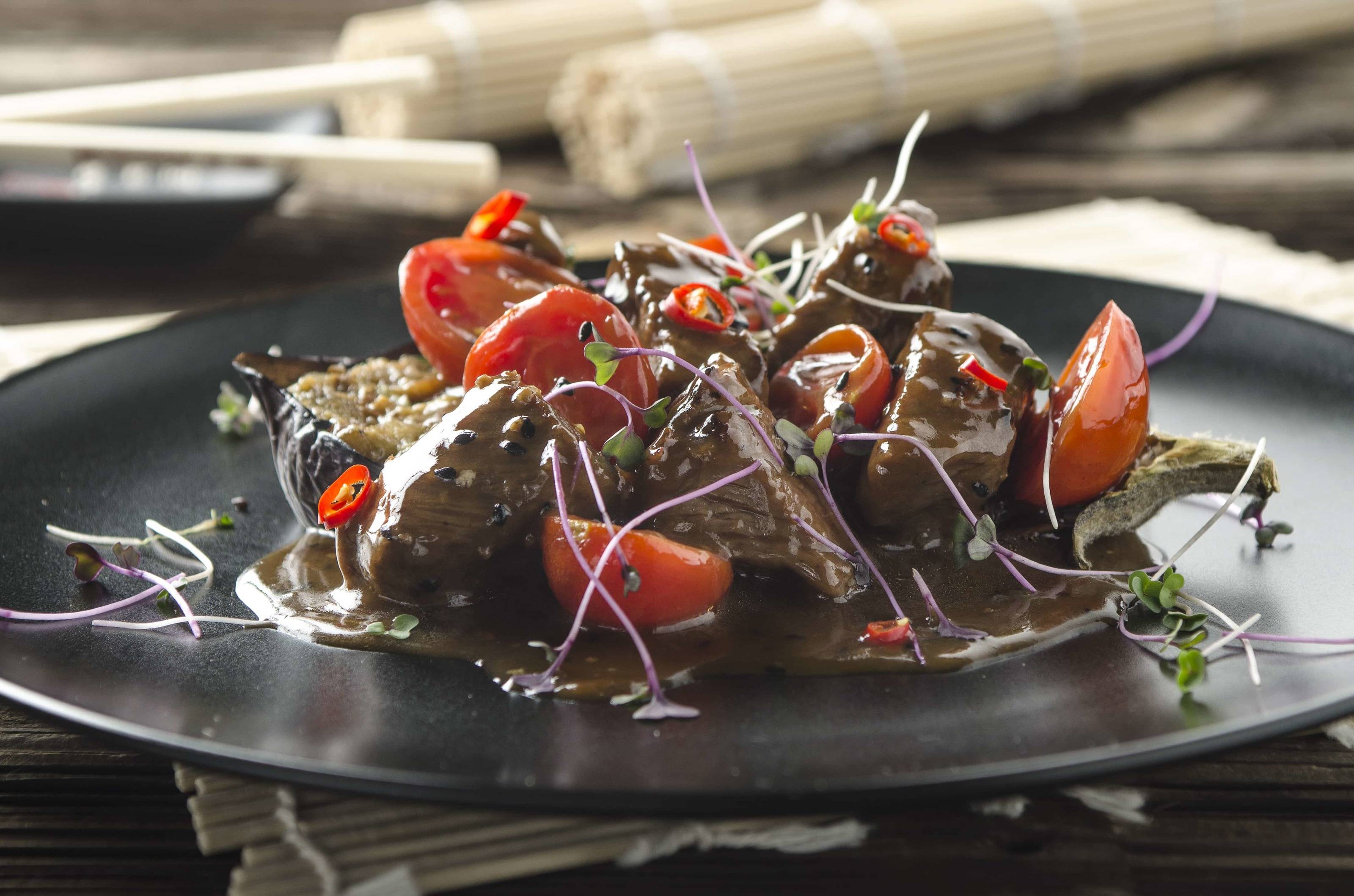 Thai-Chili-Beef mit Melanzani Rezept