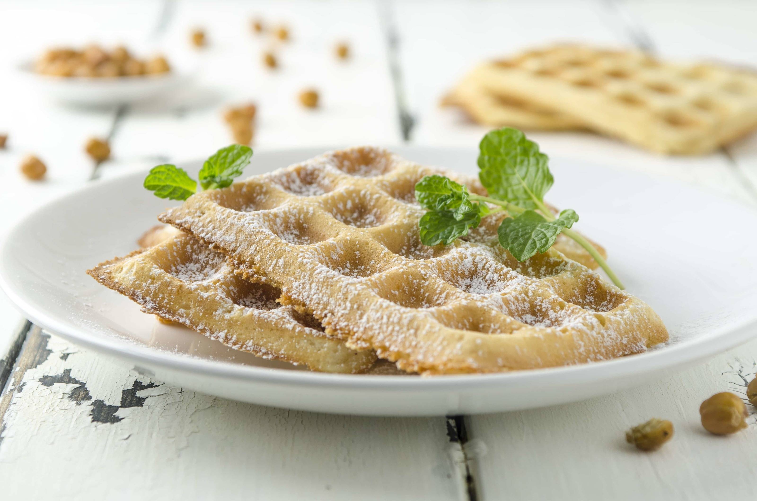 Waffeln mit Aquafaba