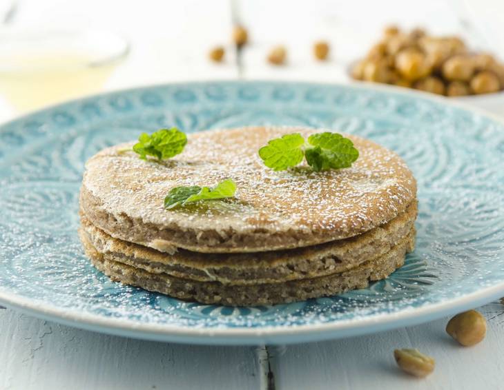 Zimt-Pancakes mit Aquafaba Zimt-Pancakes mit Aquafaba