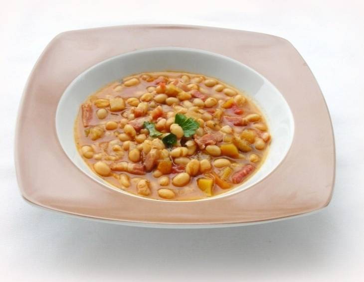 Weiße Bohnen Suppe Weiße Bohnen Suppe