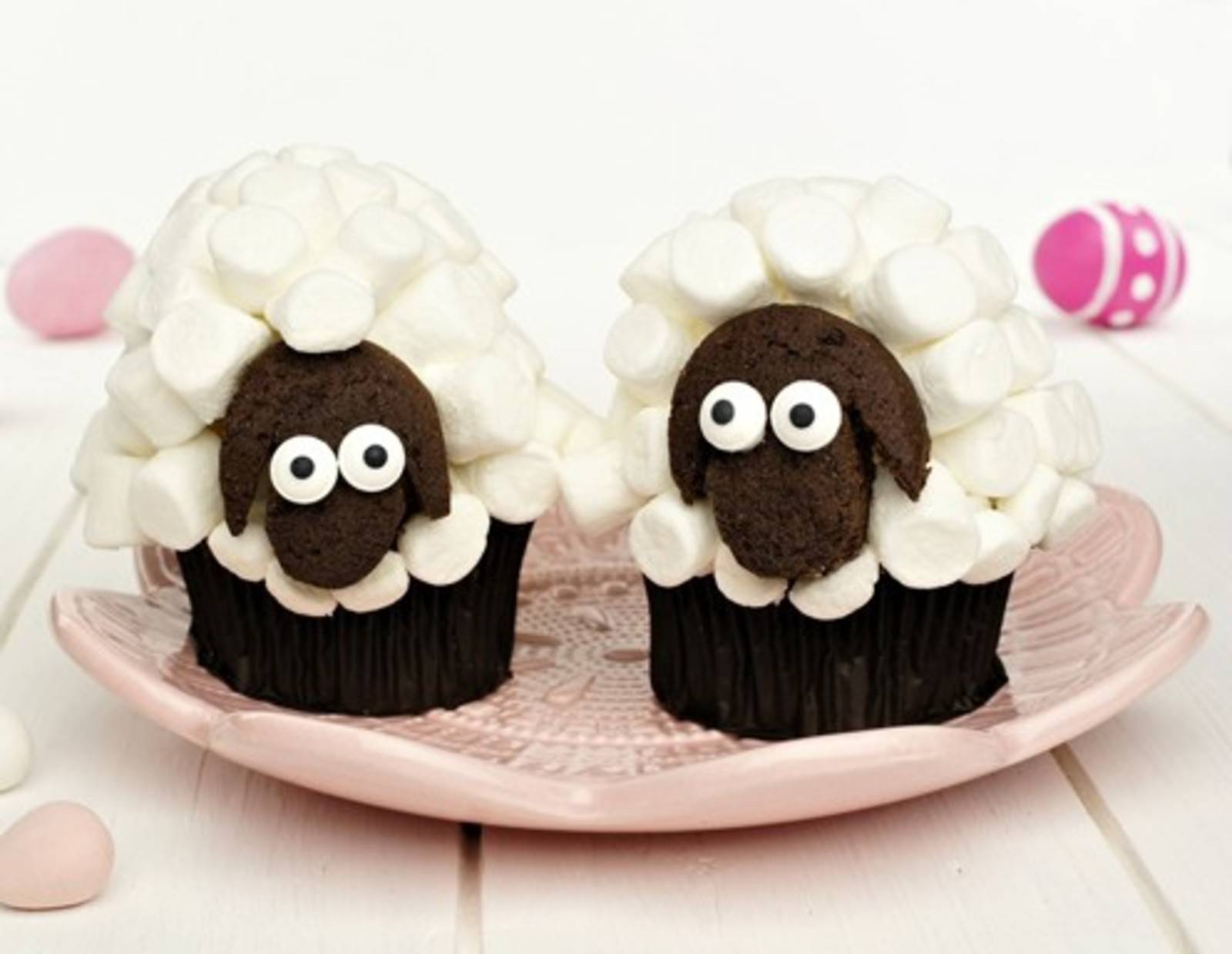 Schäfchen-Cupcakes Rezept