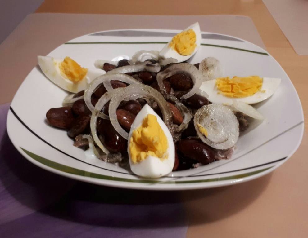 Steirischer Rindfleischsalat mit Käferbohnen Steirischer Rindfleischsalat mit Käferbohnen