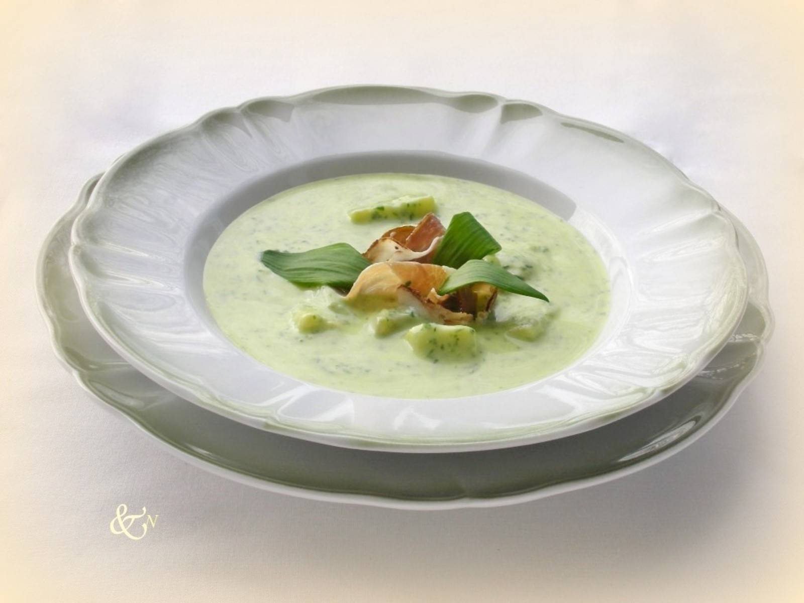 Bärlauch-Kartoffelcreme-Suppe Rezept - ichkoche.de