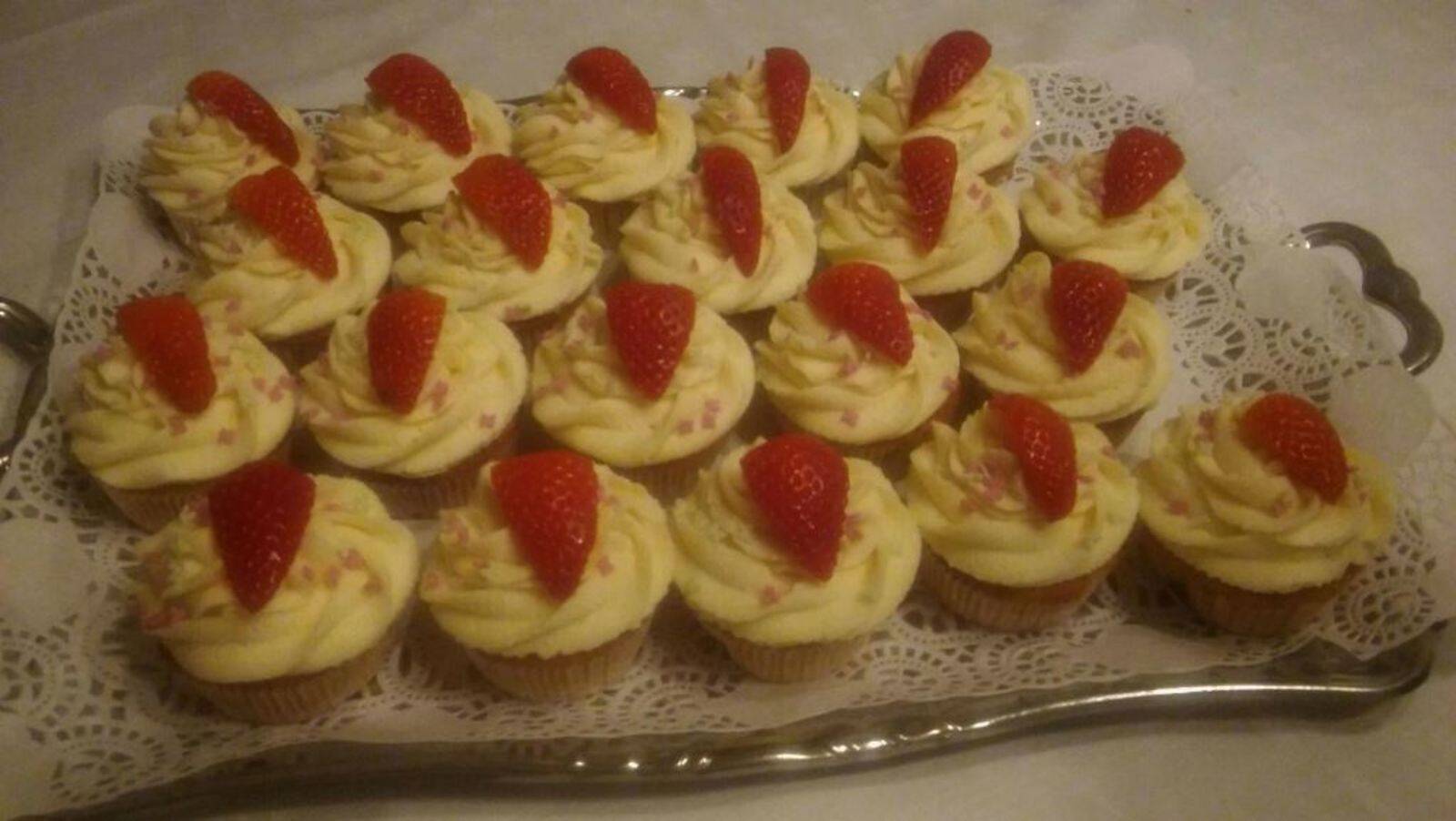 Erdbeer-Schokoladen Cupcakes