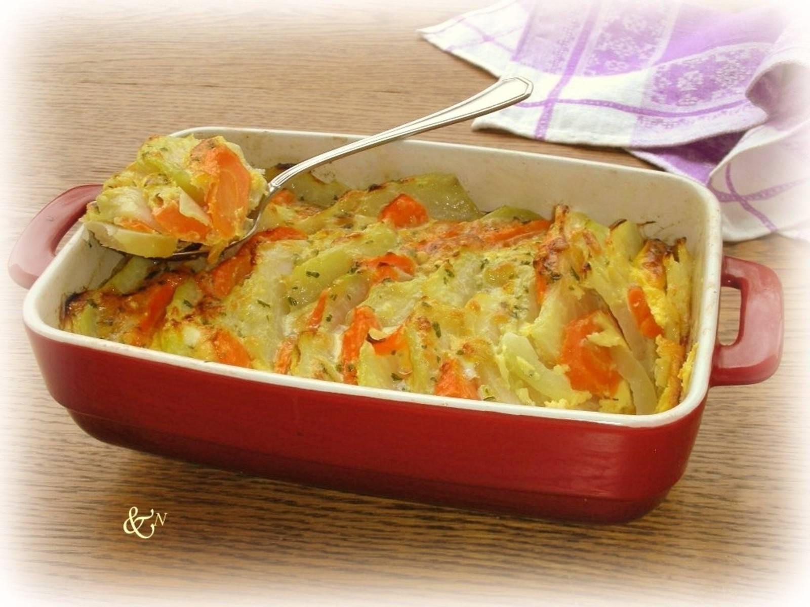 Kohlrabi-Karotten-Gratin Rezept - ichkoche.at