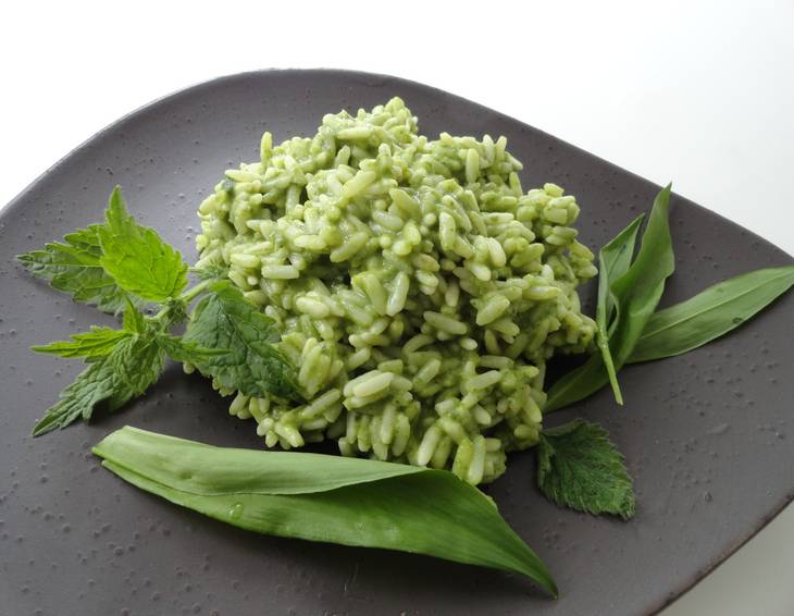 Risotto mit Frühlingskräutern