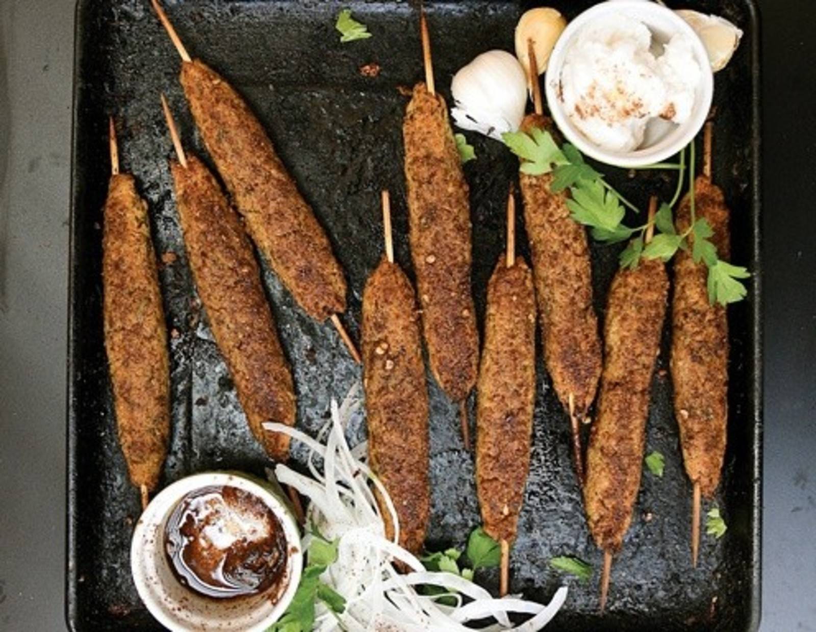 Levantinische Kebabs Rezept