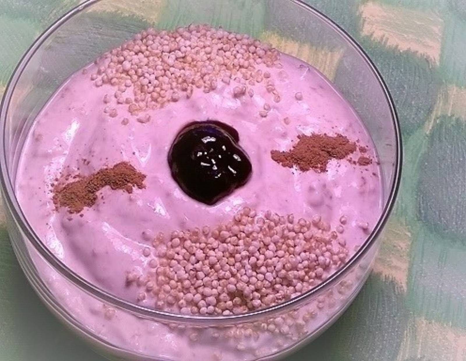 Zwetschken-Joghurt mit Amaranthpops Rezept - ichkoche.at Zwetschken-Joghurt mit Amaranthpops Rezept - ichkoche.at