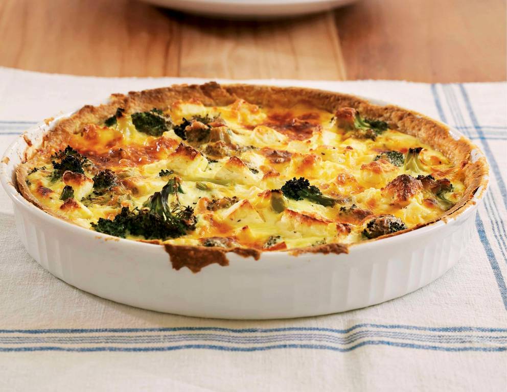 Brokkoli-Feta-Quiche