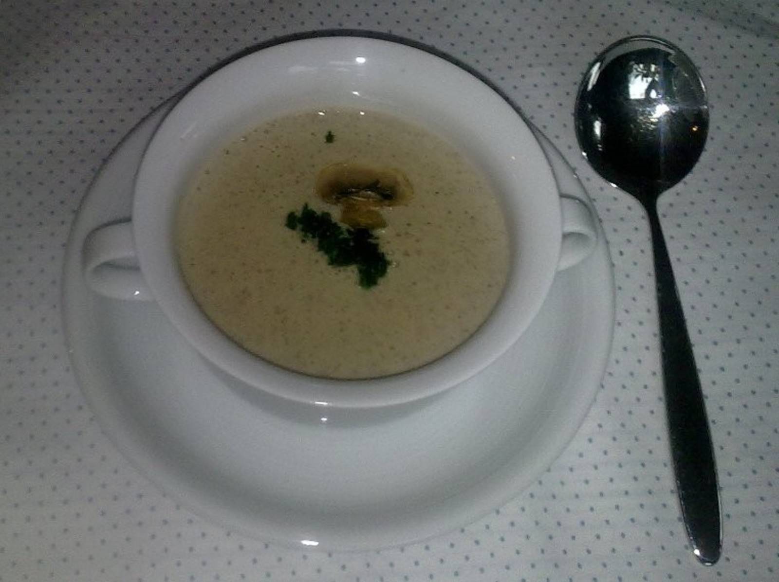 Champignonkäsecremesuppe