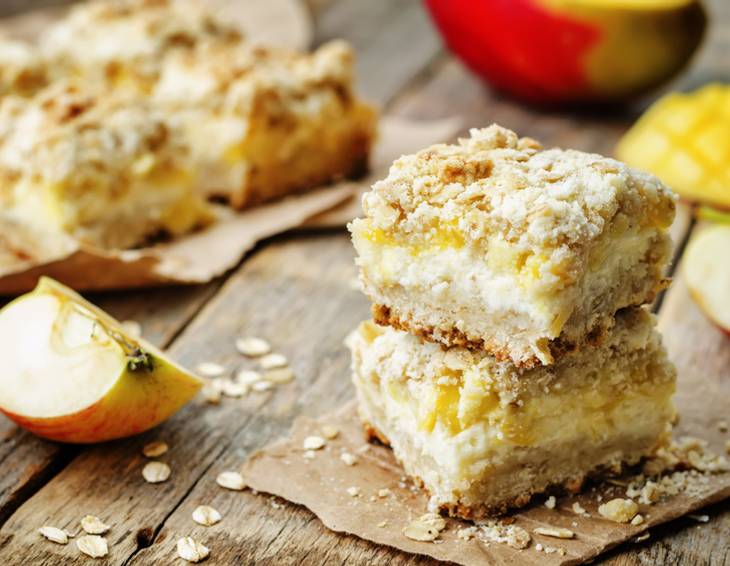 Apfel-Mango-Schnitten Apfel-Mango-Schnitten