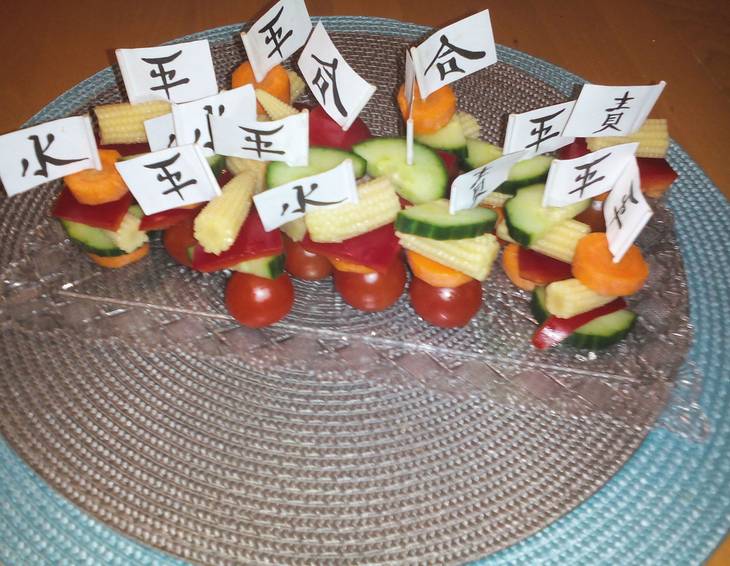 Gemüsespieße Gemüsespieße