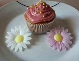 Cupcakes mit Himbeerhauberl