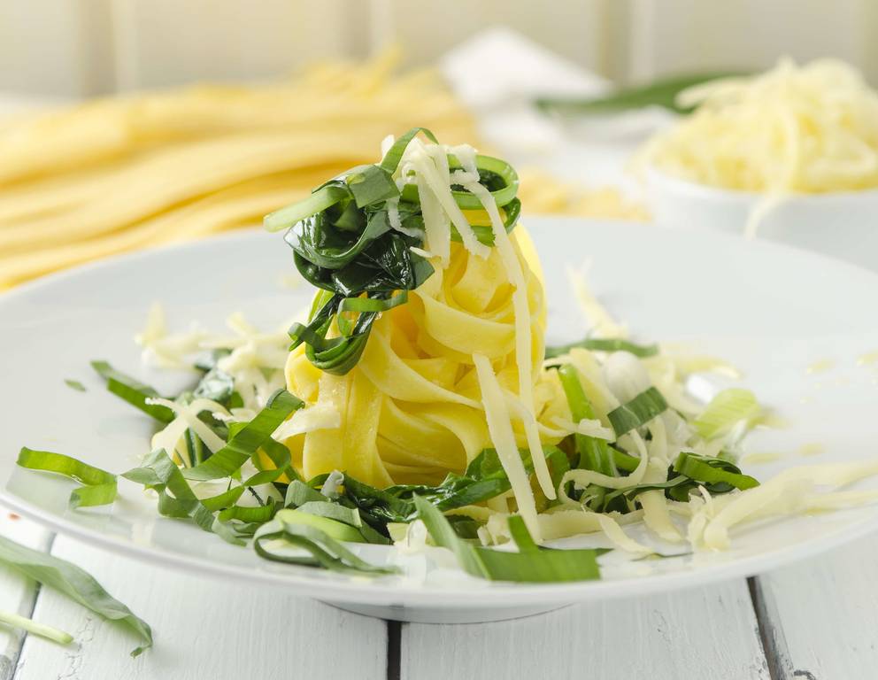 Bärlauch-Nudeln Bärlauch-Nudeln