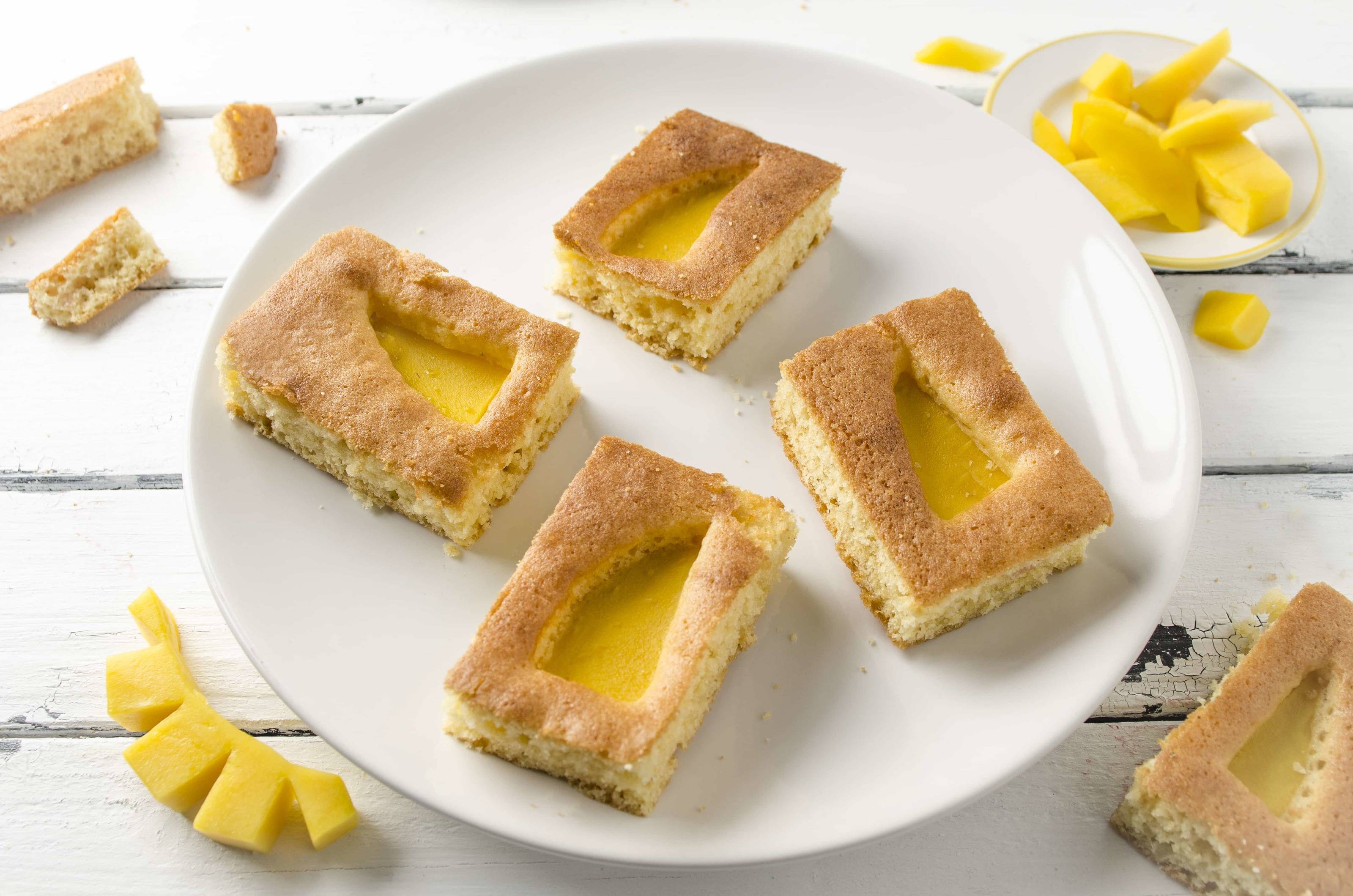 Mango-Blechkuchen Rezept