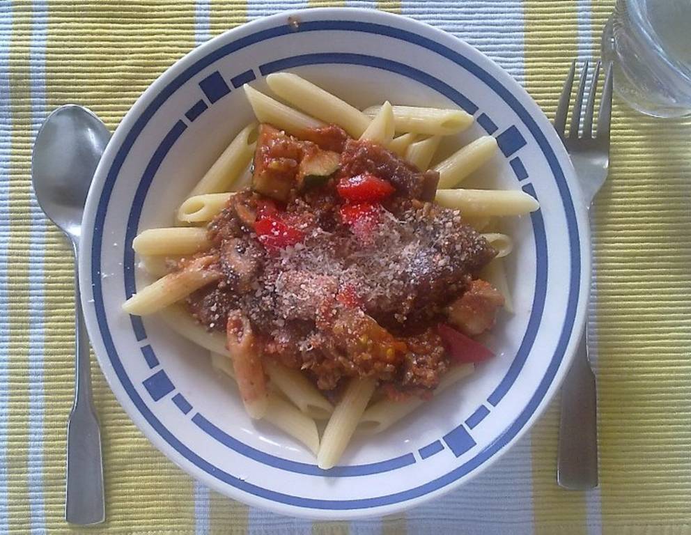 Penne mit Bolognese Soße Penne mit Bolognese Soße