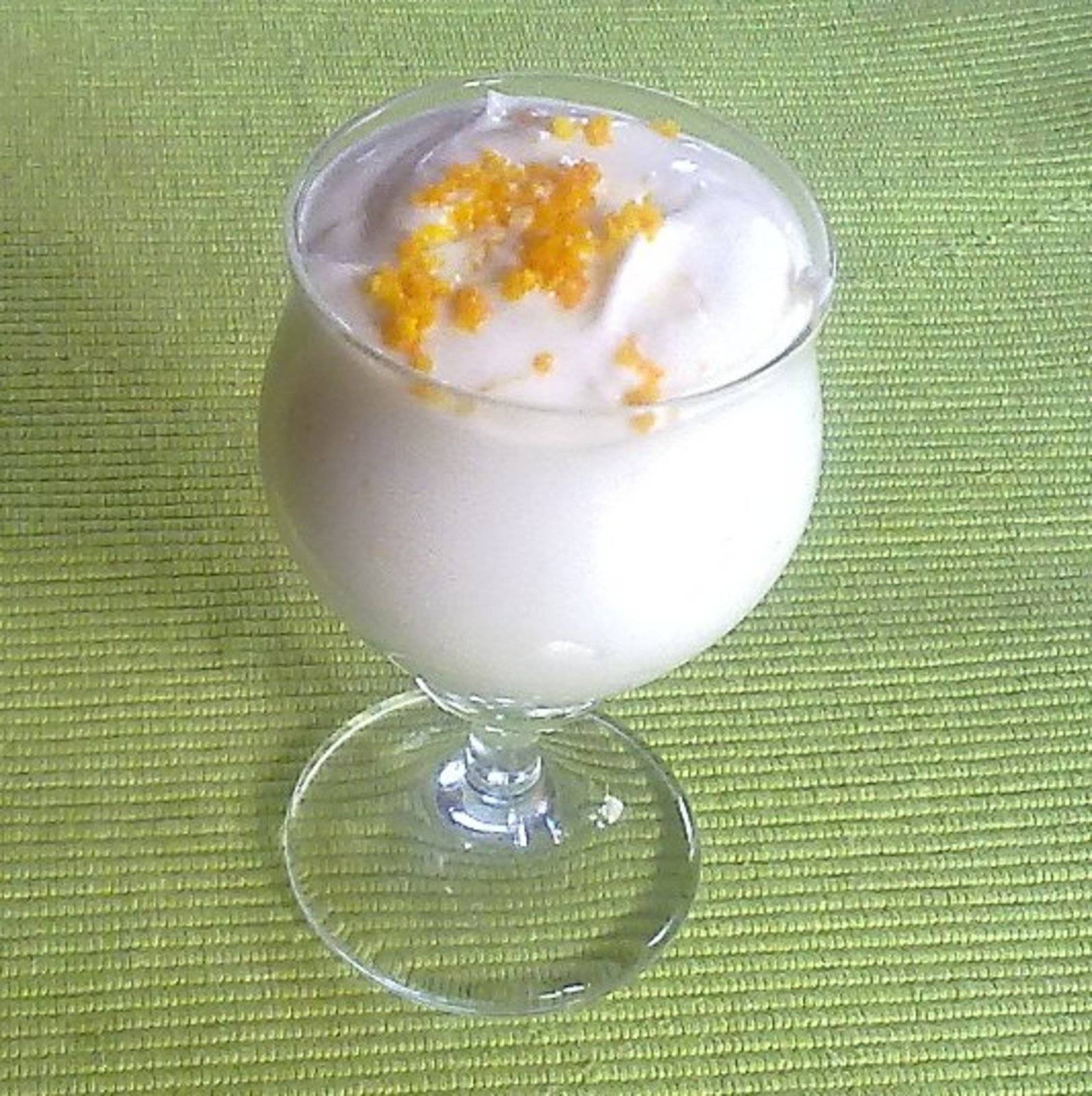 Orangen-Topfen-Dessert