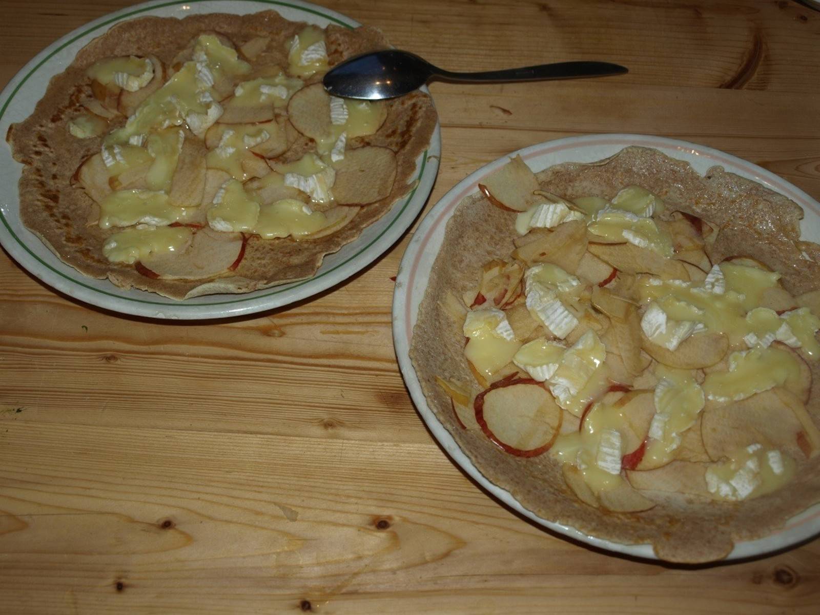 Apfel Camembert Palatschinken