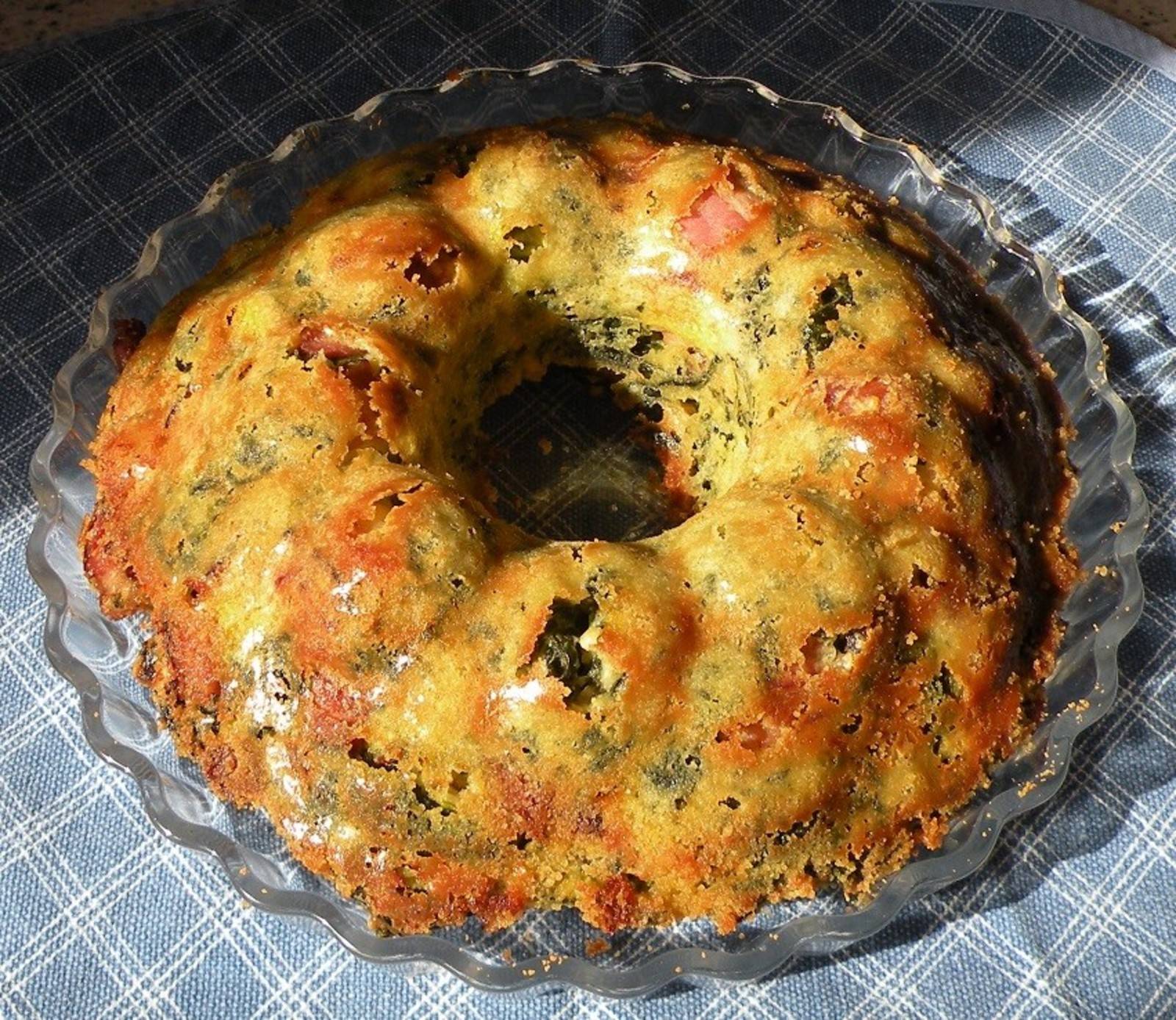Spinatkuchen mit Speck Rezept - ichkoche.at