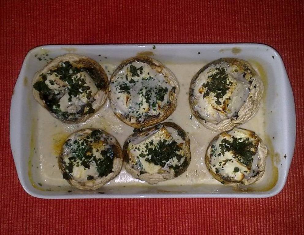 Schafskäsechampignons Schafskäsechampignons