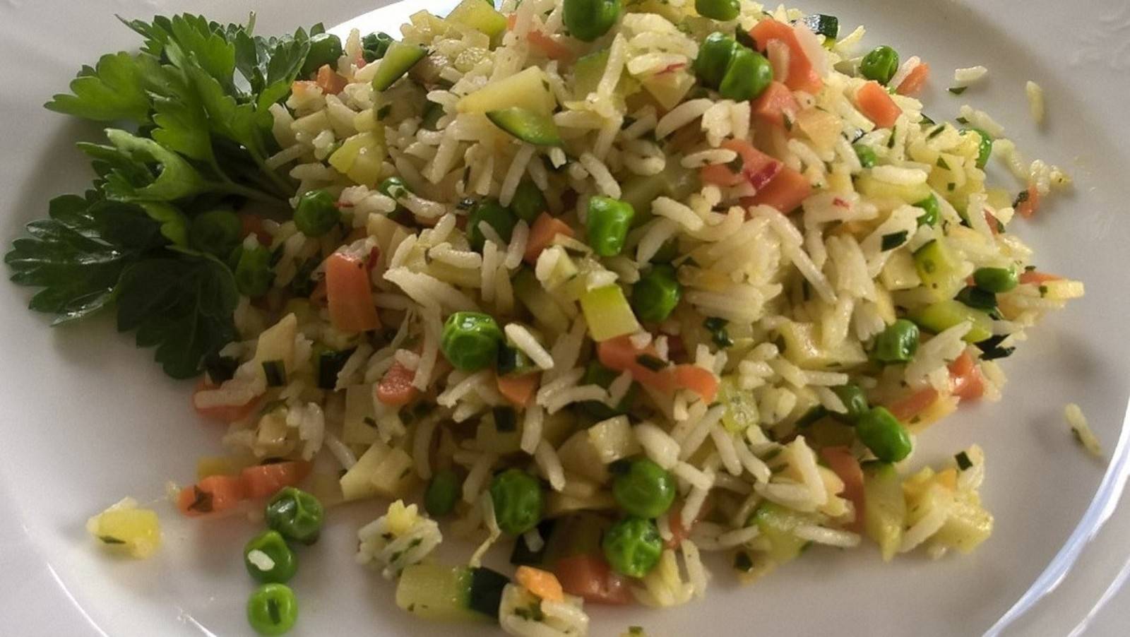 Gemüse Reis als Beilage