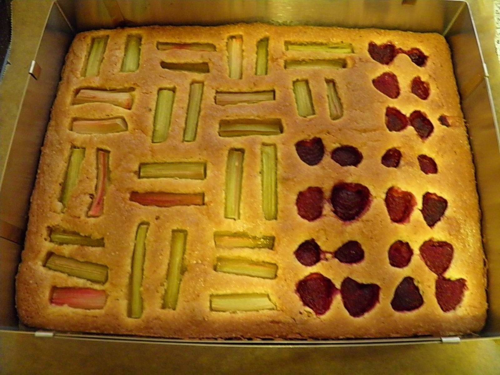 Rhabarber Himbeerkuchen Rezept - ichkoche.de
