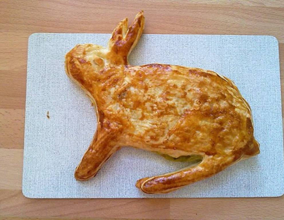 Gefüllter Blätterteighase Gefüllter Blätterteighase