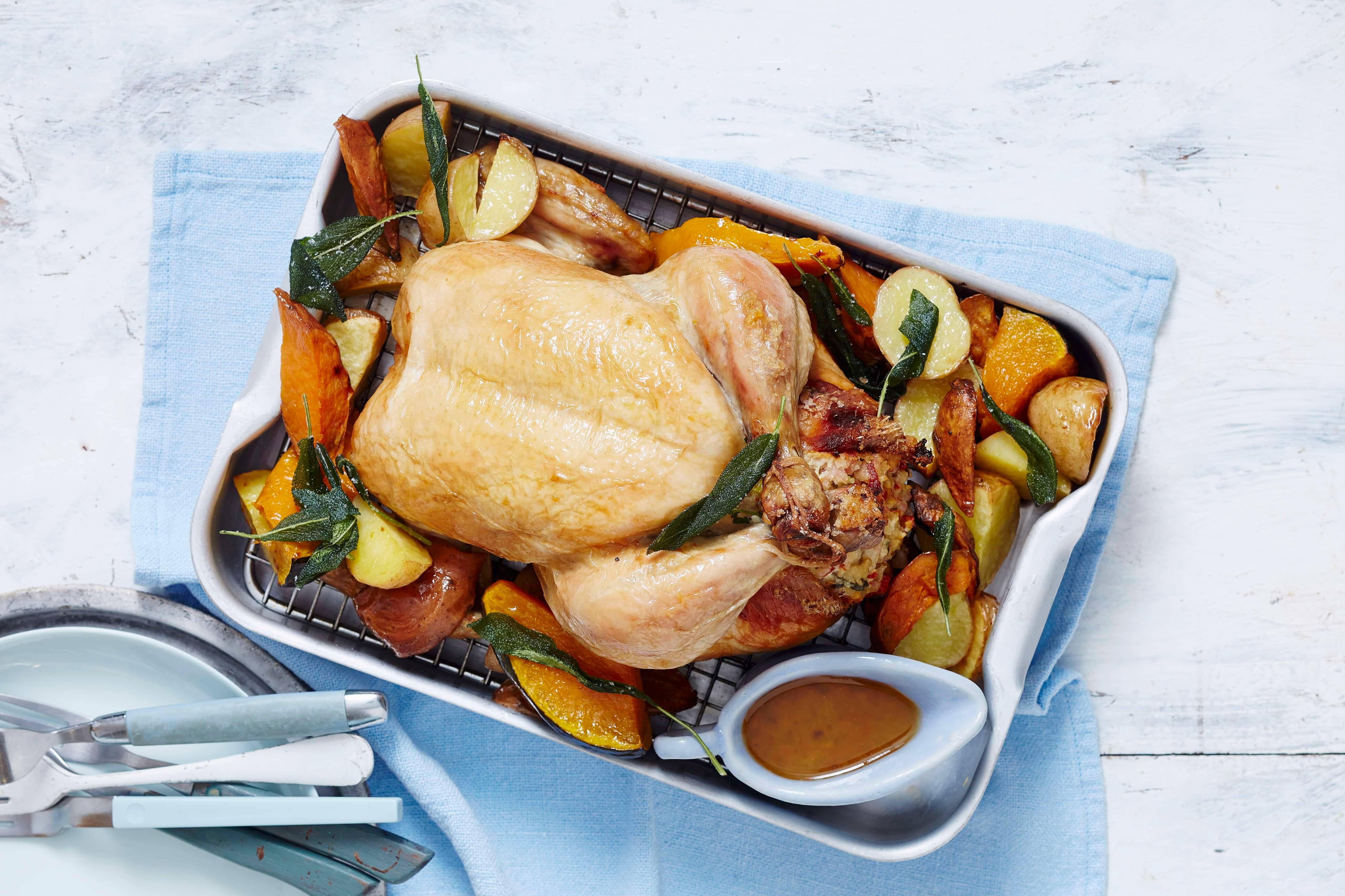 Brathendl mit zweierlei Kartoffeln Rezept