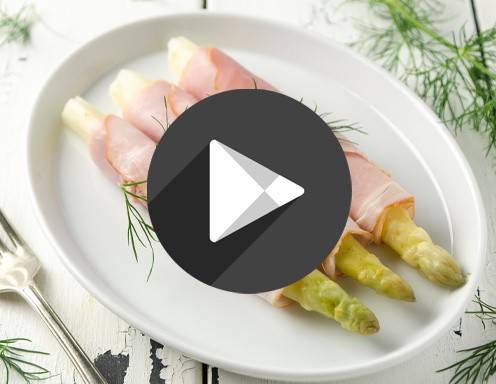 Video - Spargel mit Schinken
