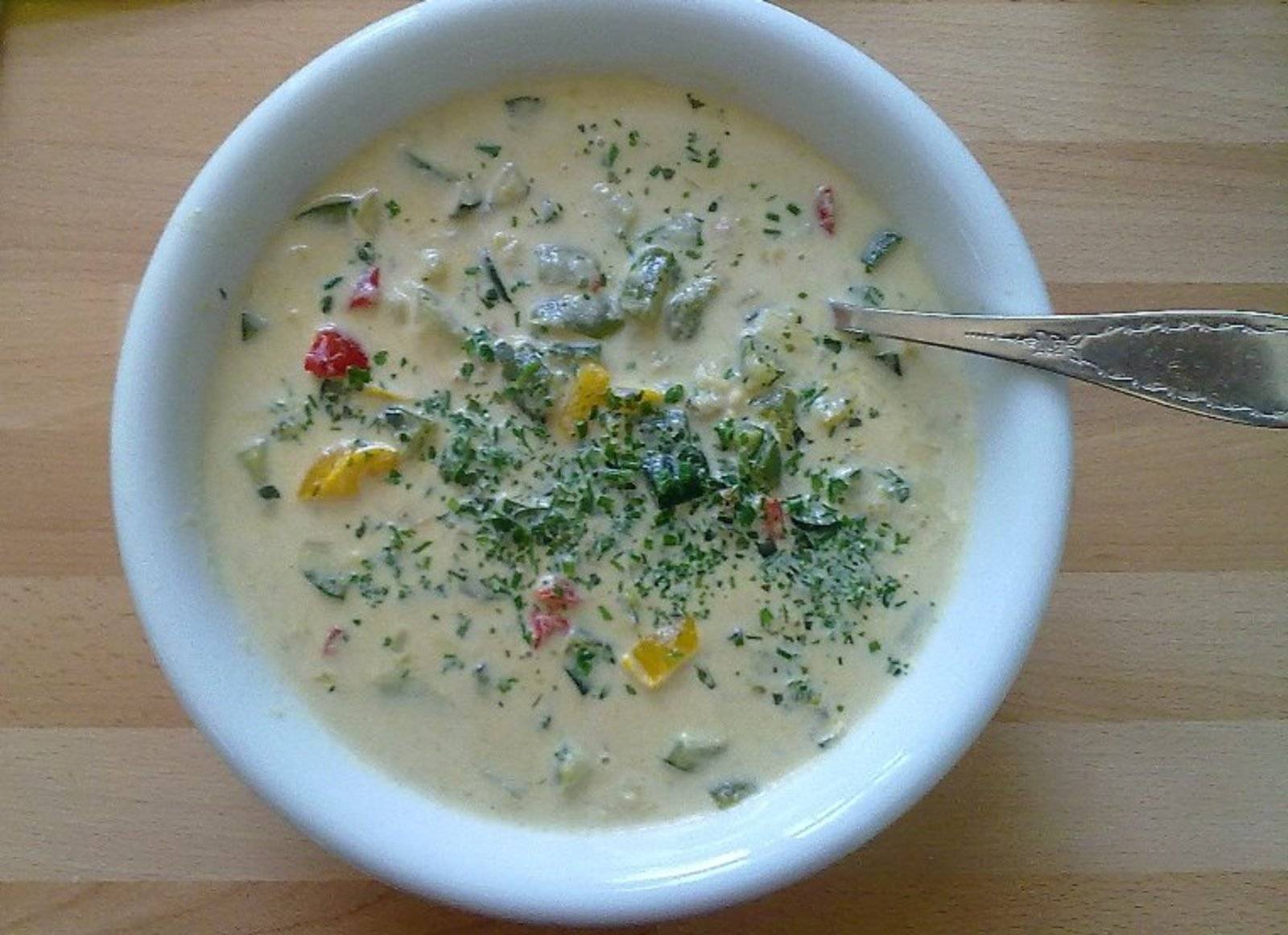 Paprikagemüse in Rahmsoße Rezept - ichkoche.de